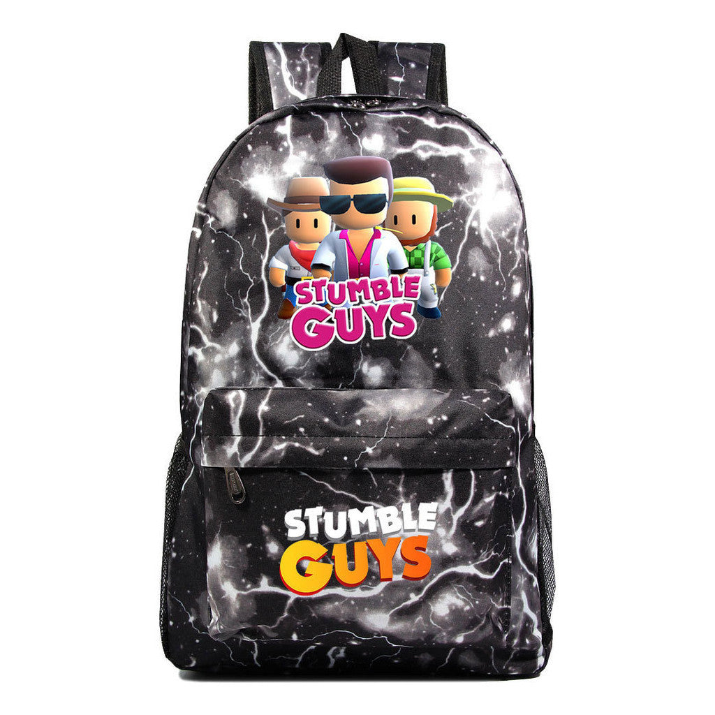 Printed Student Backpack For Men And Women's Leisure Travel Backpack