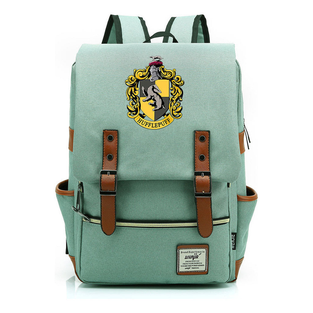 School Of Magic Printed Schoolbags For Men And Women Leisure Belt Buckle Classic Backpack 38*27*12.5cm