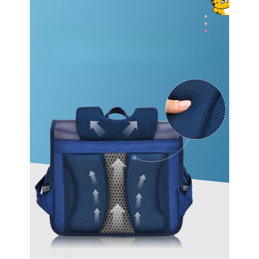 Children's Backpack Cartoon Backpack Horizontal Version Elementary School Backpack Spine Protection