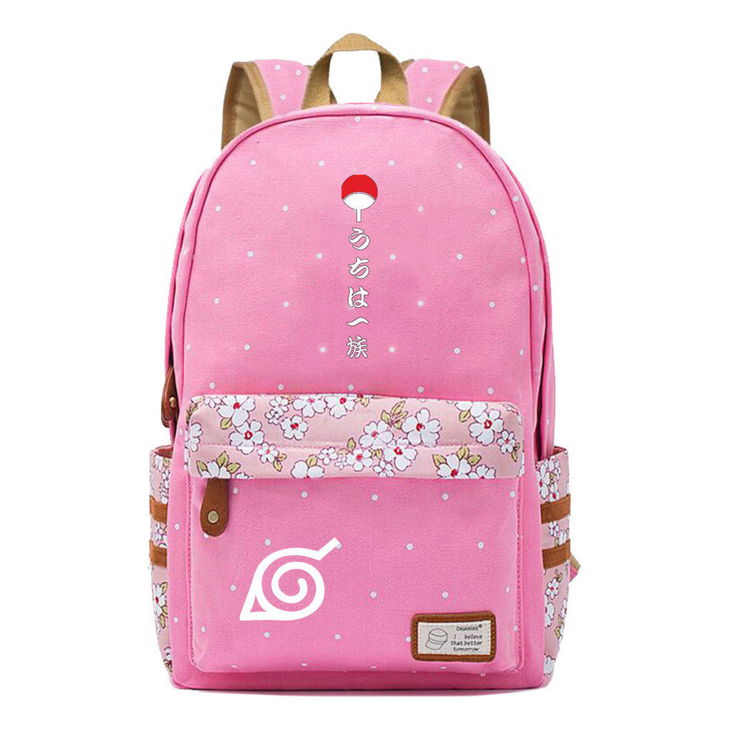 Naruto Youth Student School Bag Fashion Casual Backpack