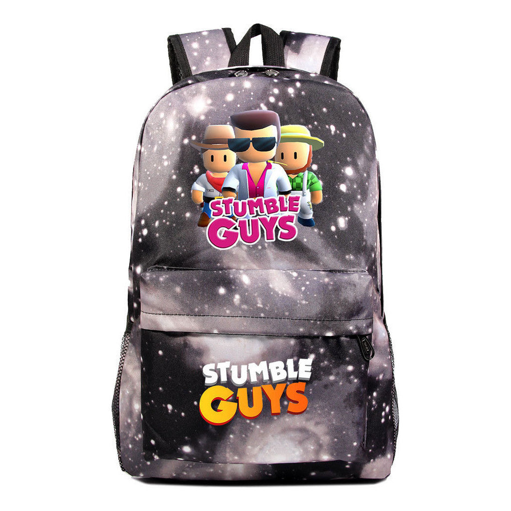 Printed Student Backpack For Men And Women's Leisure Travel Backpack