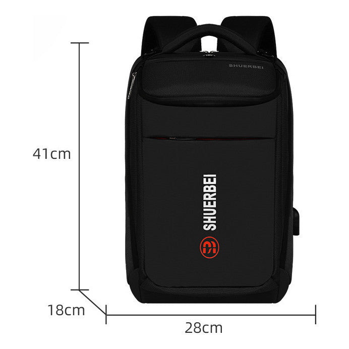 Large Capacity Backpack, Lightweight Spine Protection, Leisure Travel Computer Backpack