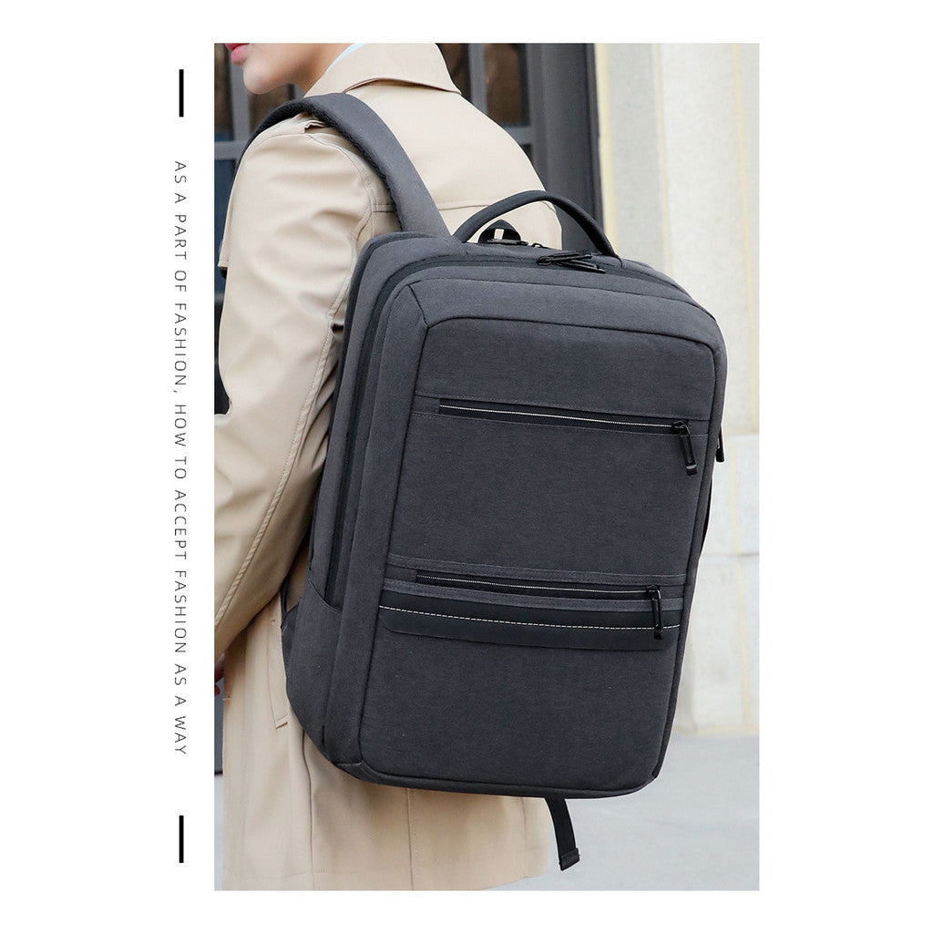 Business Backpack, Laptop Bag, Large Capacity Portable Travel Backpack, Waterproof Oxford Cloth Backpack