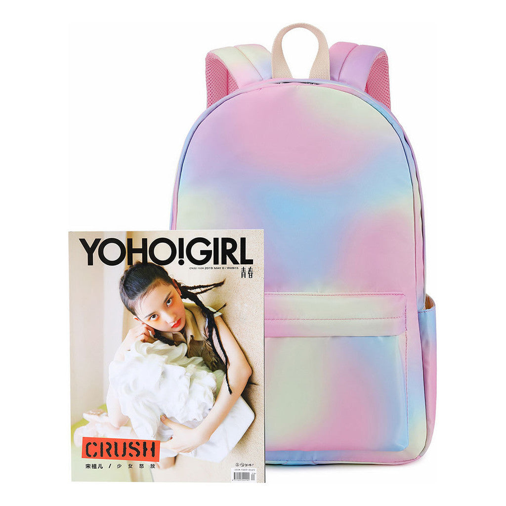 Corner Biology Student School Bag Lunch Bag Three Piece Set Backpack Set
