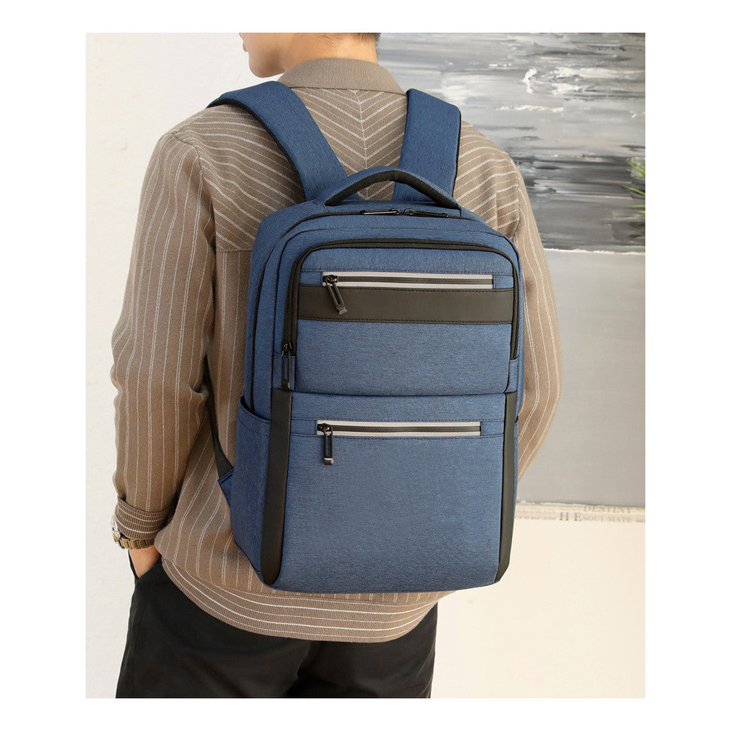 Usb Backpack, Large Capacity Computer Bag, Casual Student Backpack, Minimalist Travel Bag