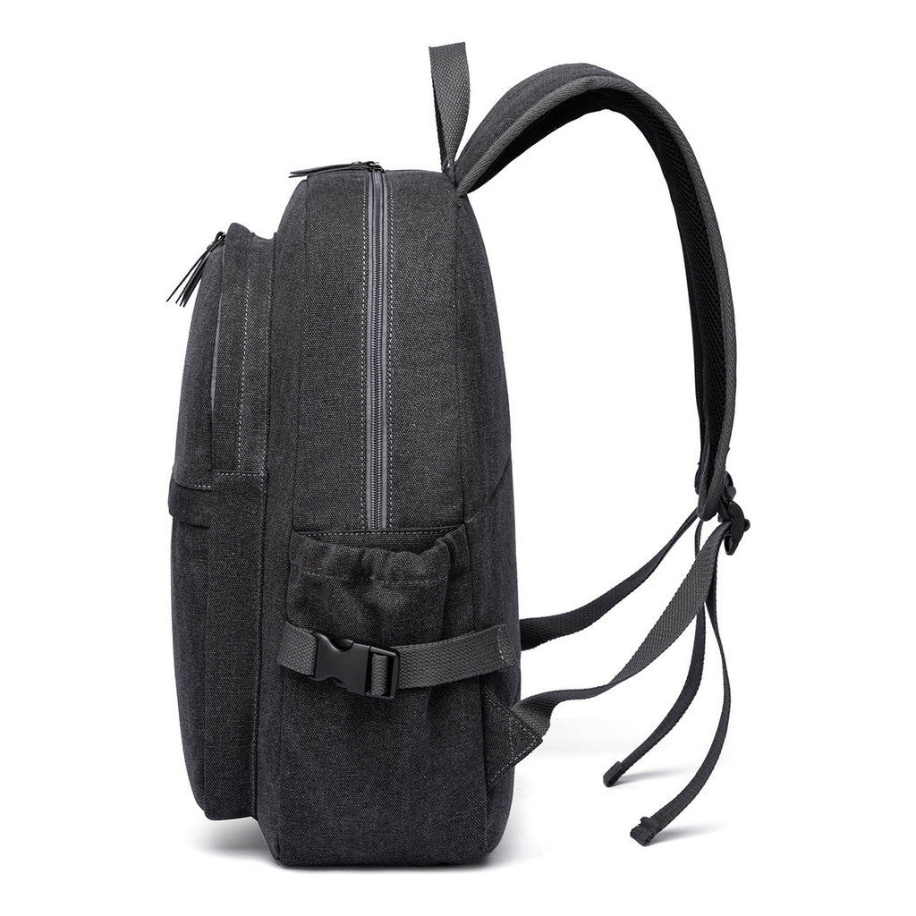 Printed Retro Canvas Youth Student Backpack With Men's And Women's Casual Woven Straps And Backpacks