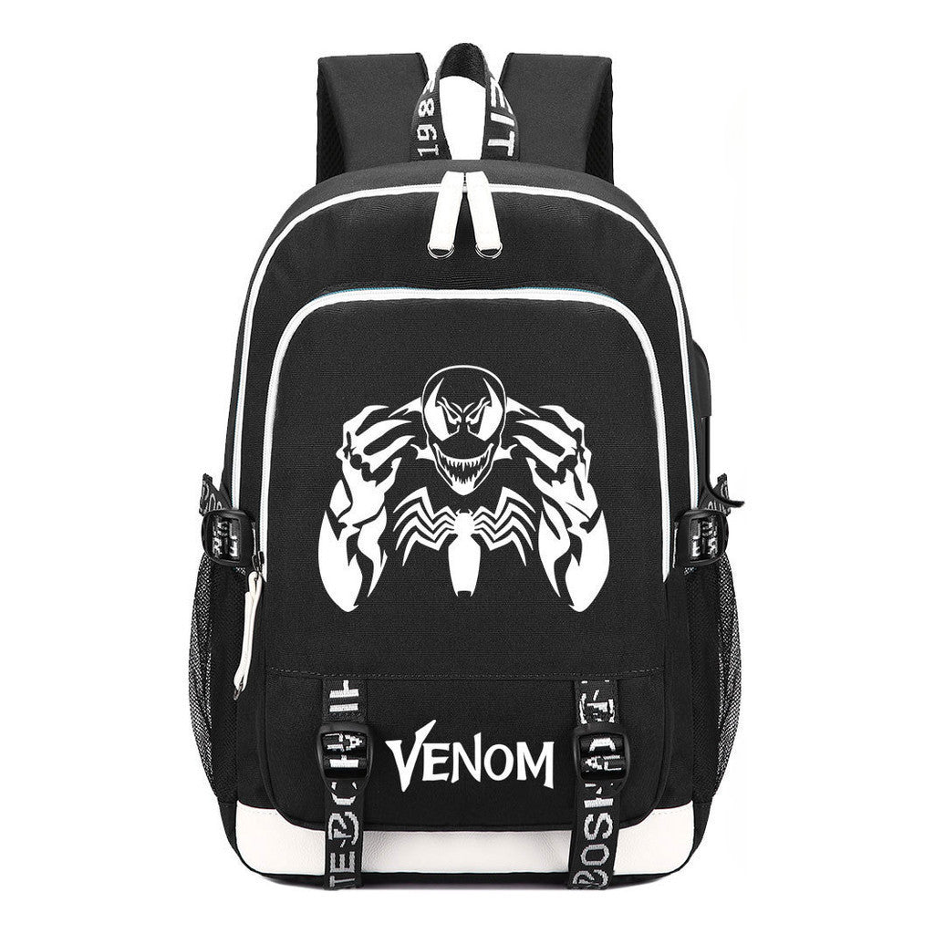 Youth Student Backpack Usb Men's And Women's Leisure Backpack
