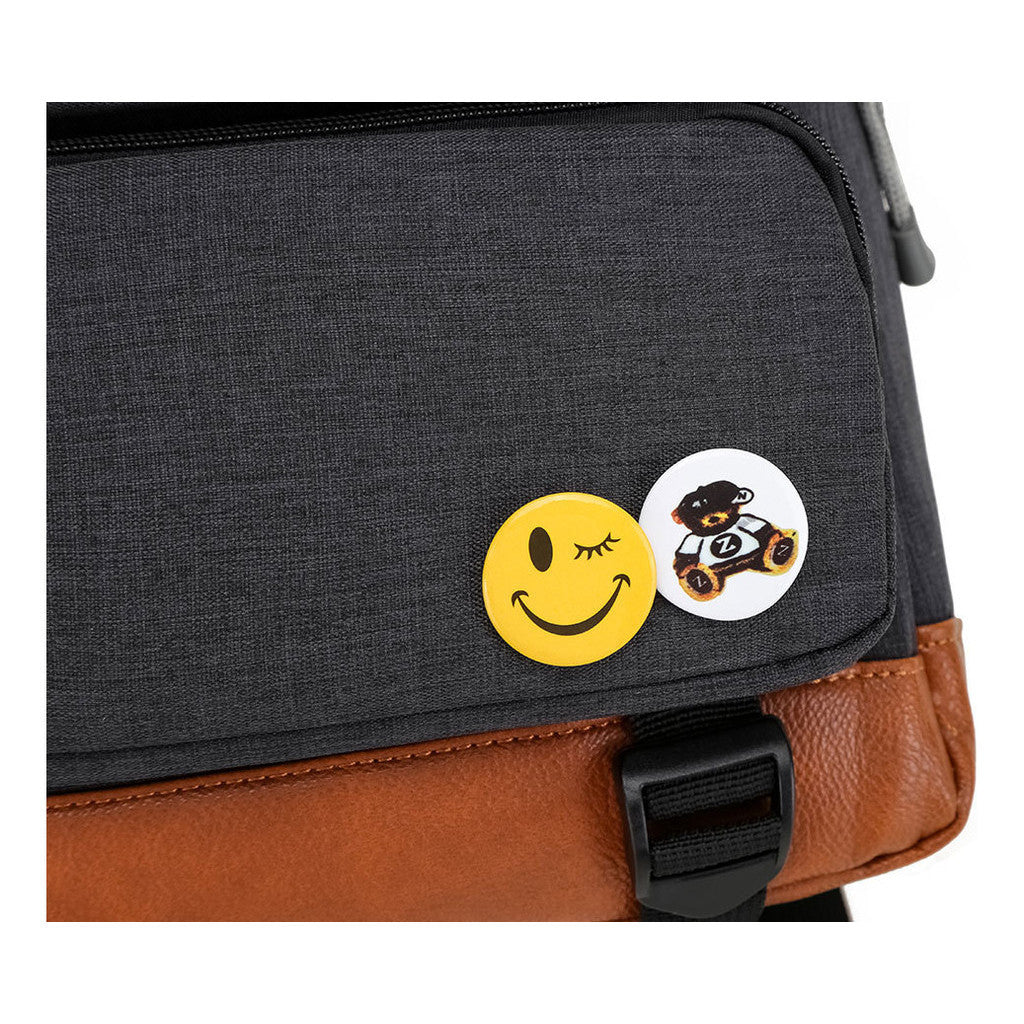 Cartoon Pirate King Printed Usb Student Backpack Leisure Travel Backpack