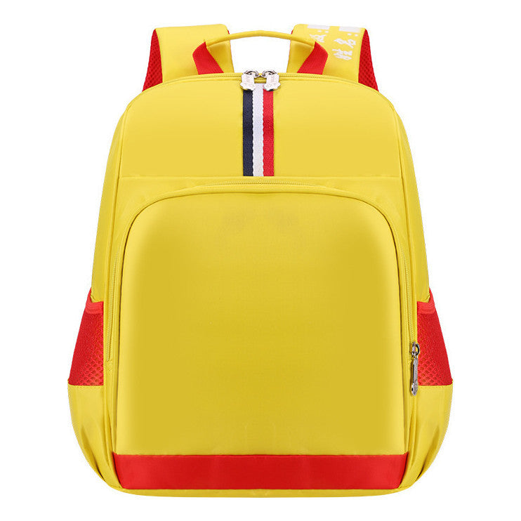 Kindergarten Backpack With British Style Children's Backpack Made Of Wear-resistant And High Elastic Oxford Material
