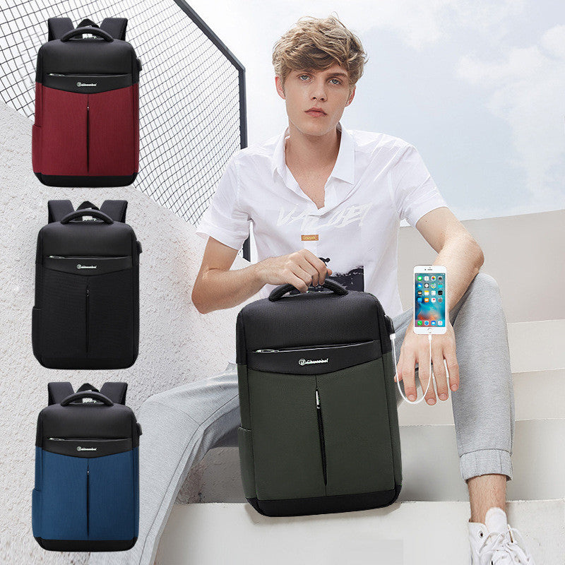 Large Capacity Backpack, Lightweight Spine Protection, Leisure Travel Computer Backpack