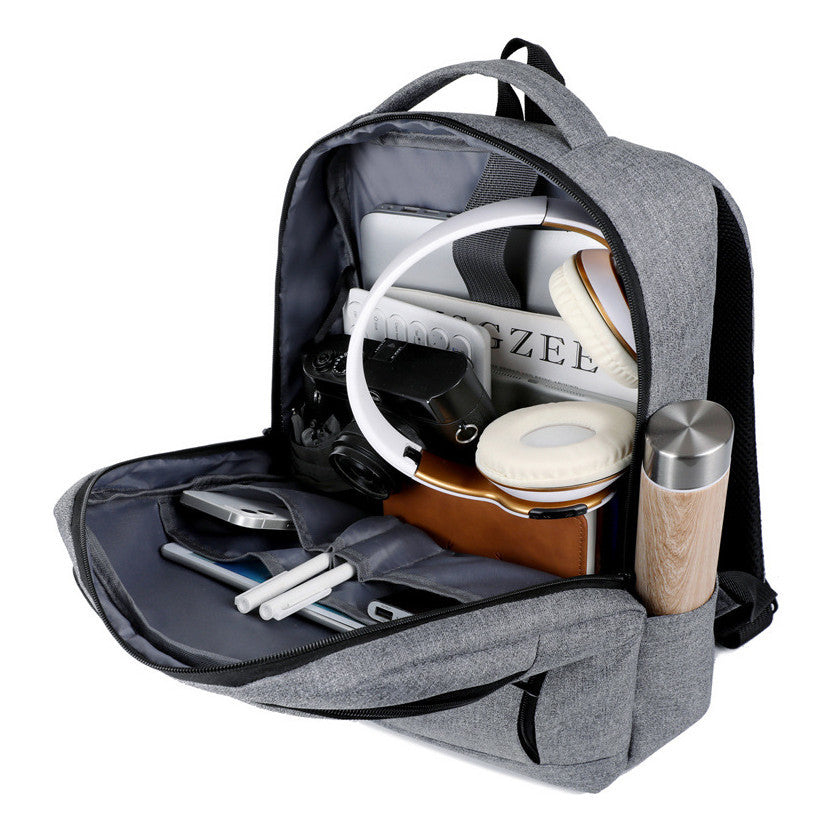 Usb Backpack For Men's Business Laptops, Casual Student Backpacks, Minimalist Backpacks