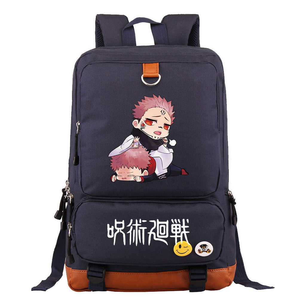 Cartoon And Manga Teenage Student Backpack, Men's And Women's Backpack, Travel Bag