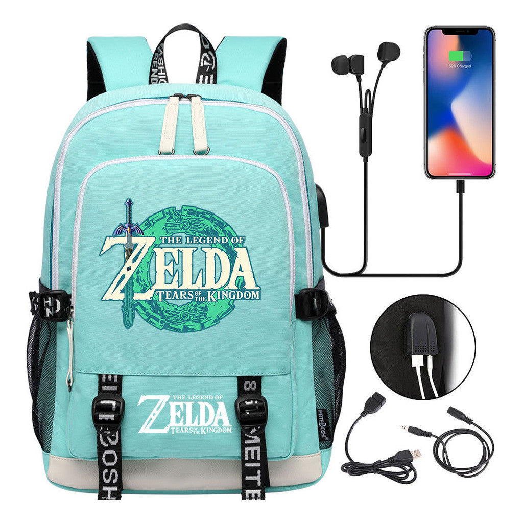 Usb Student Backpack For Men And Women's Leisure Sports Backpack