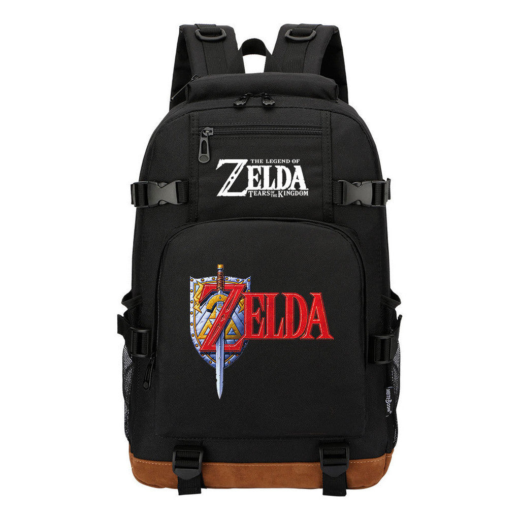 Printed Student Backpack For Men And Women's Leisure Travel Backpack