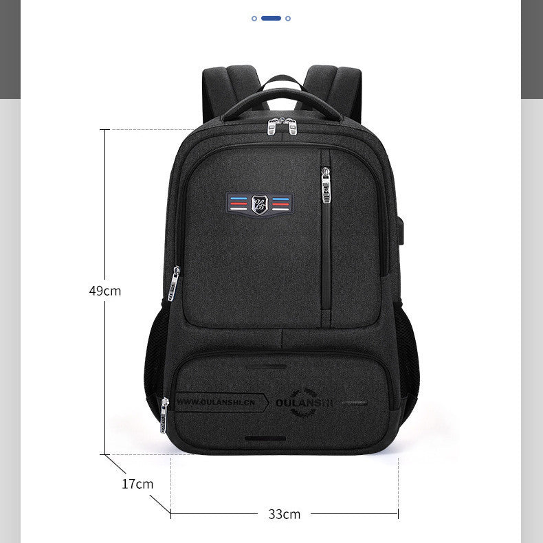 Business And Office Usb Interface Backpack With Multiple Specifications And Large Capacity Spine Protection Backpack