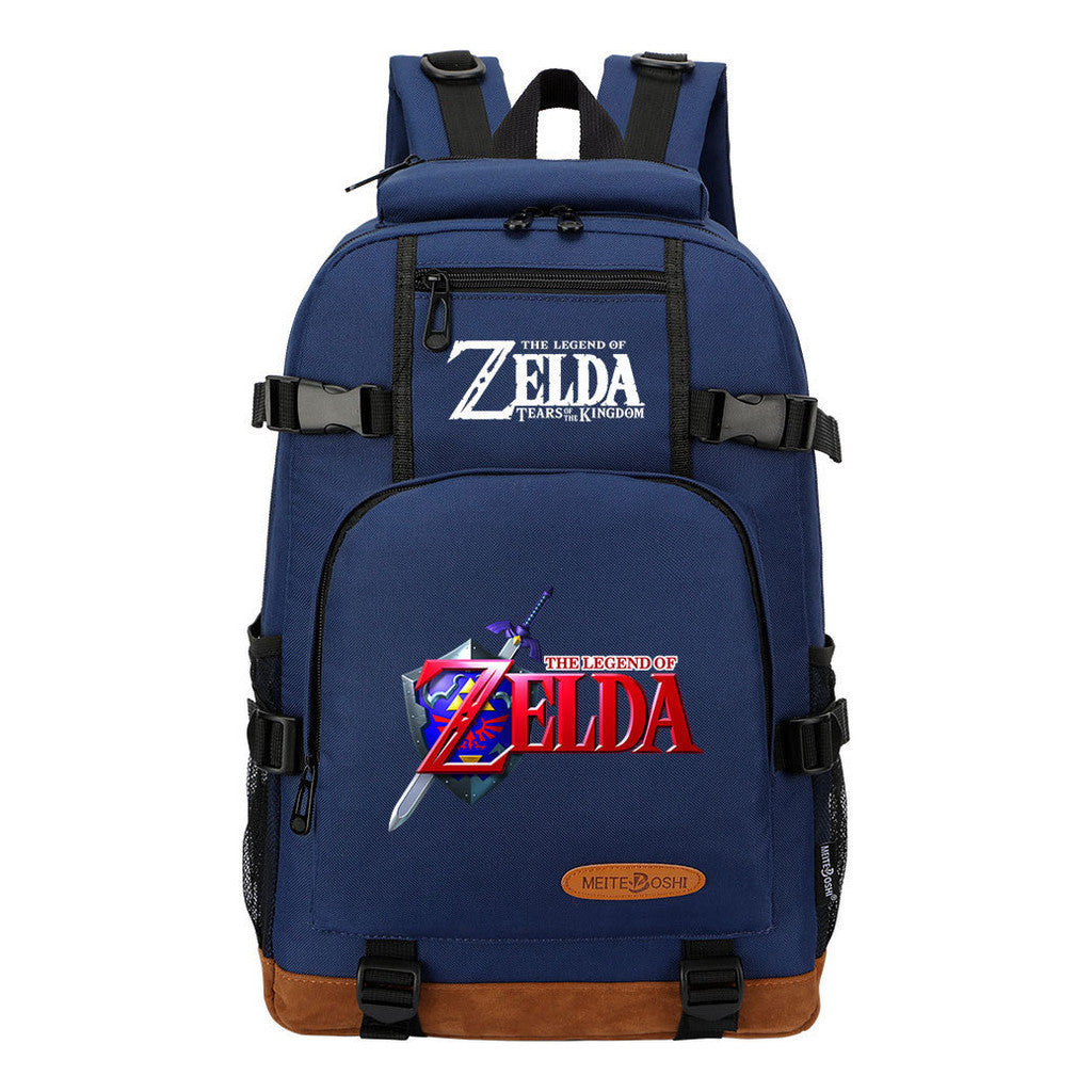 Printed Student Backpack For Men And Women's Leisure Travel Backpack