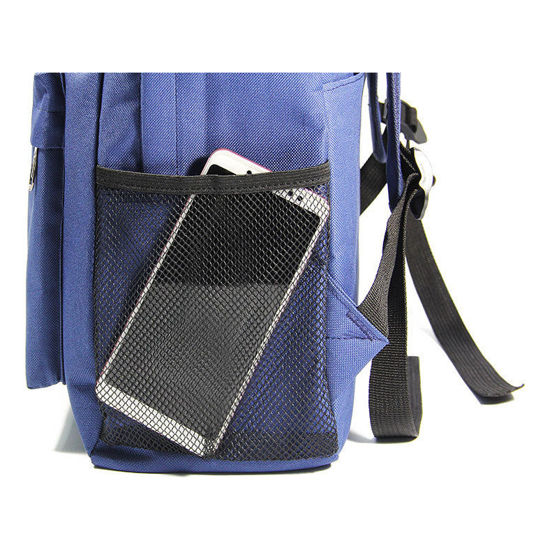 Golden Printed Youth Student Backpack Men And Women's Leisure Backpack