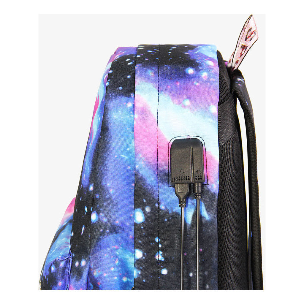 Toy Bear Game Usb Youth Student Backpack For Men And Women Leisure Travel Backpack