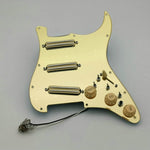 Golden mirror Stratocas Guitar Pickups fully loaded pickguard Humbucker Pickups Multifunctional push-pull single cut switch