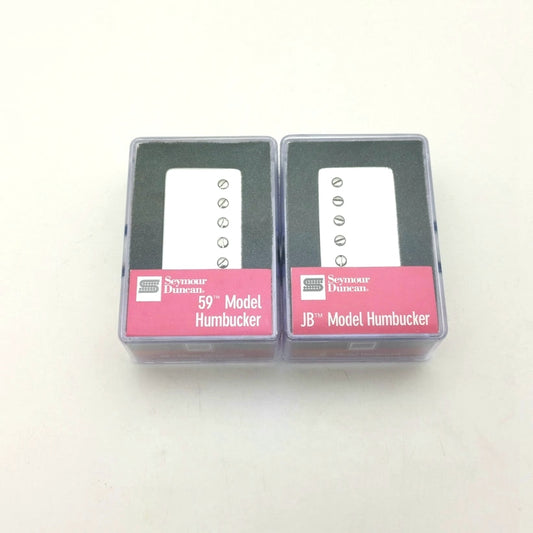 Seymour Duncan SH-1N 59 & SH-4 JB Model 4 Conductor Humbucker Pickup Set Nickel silver cover Set Guitar Pickups