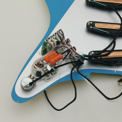 Golden mirror Stratocas Guitar Pickups fully loaded pickguard Humbucker Pickups Multifunctional push-pull single cut switch