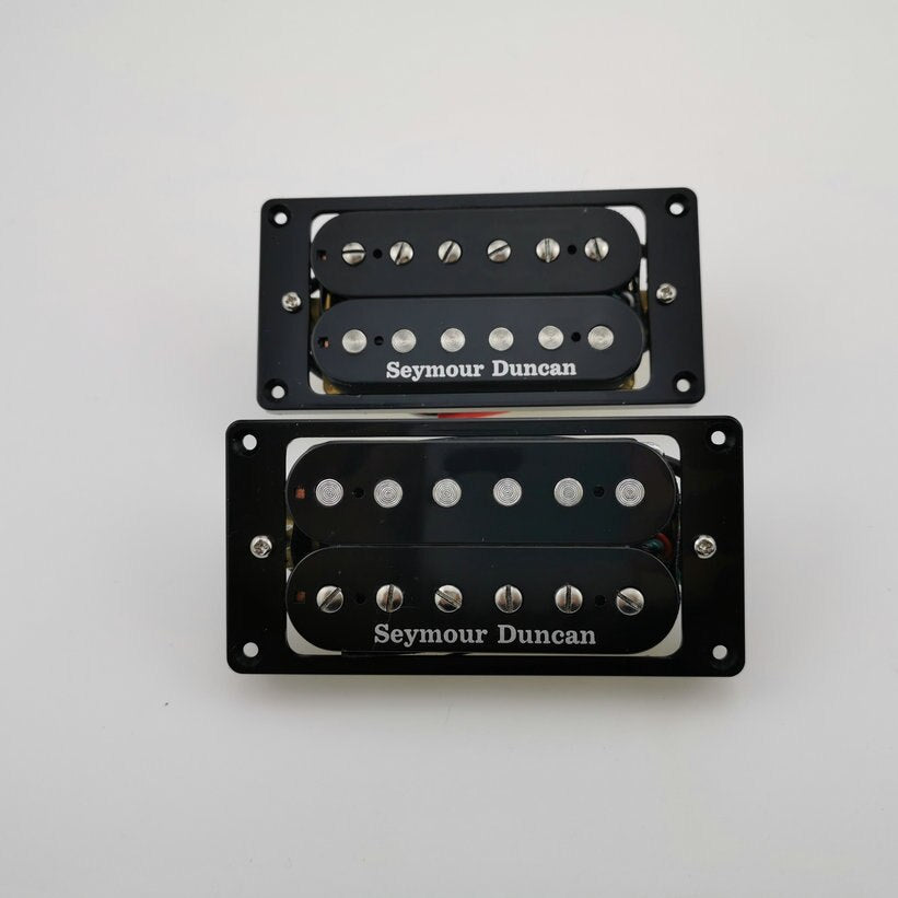 KR-Seymour Duncan SH1n SH-4 Humbucker Pickups 4C Electric Guitar Pickups zebra / Black set