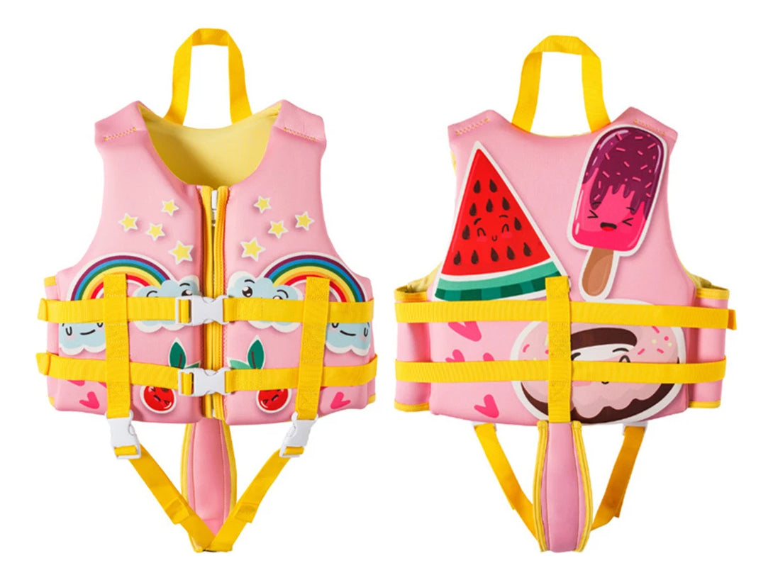 children's Neoprene Life Jacket, Swimming, Surfing, Water