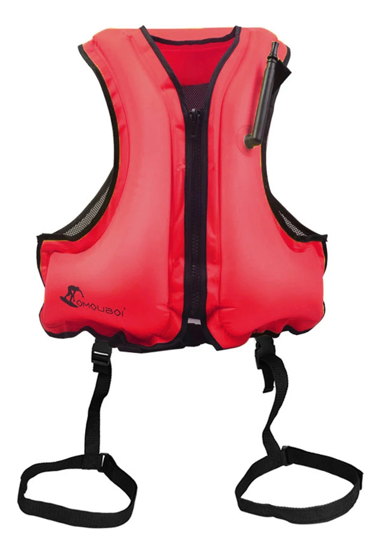 Adult Inflatable Swimming Life Jacket Snorkeling Life Jacket