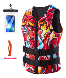 adult Life Jacket Neoprene Buoyancy Vest Anti-collision