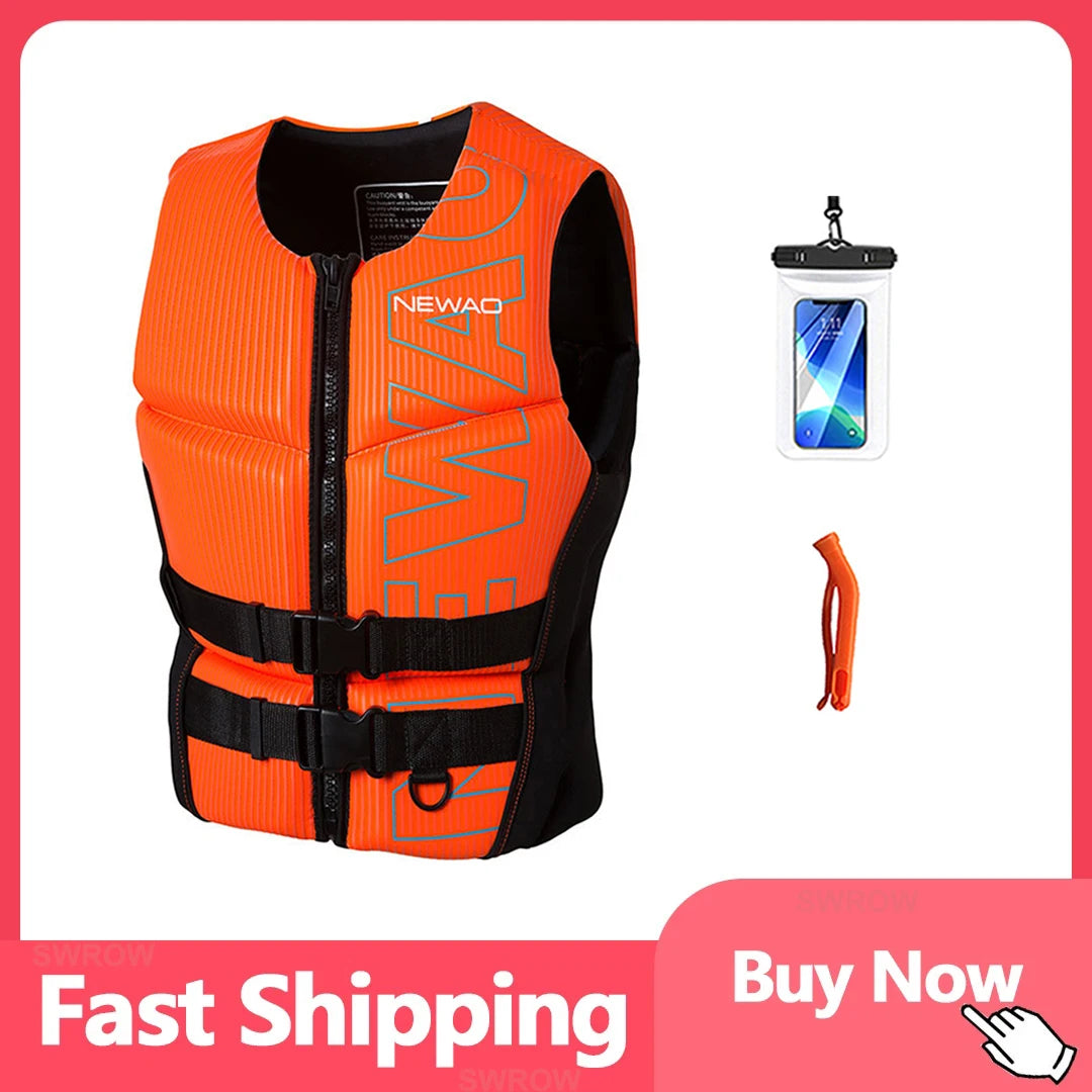adult Kayak Life Jacket Jet Ski Wakeboard Raft Rescue