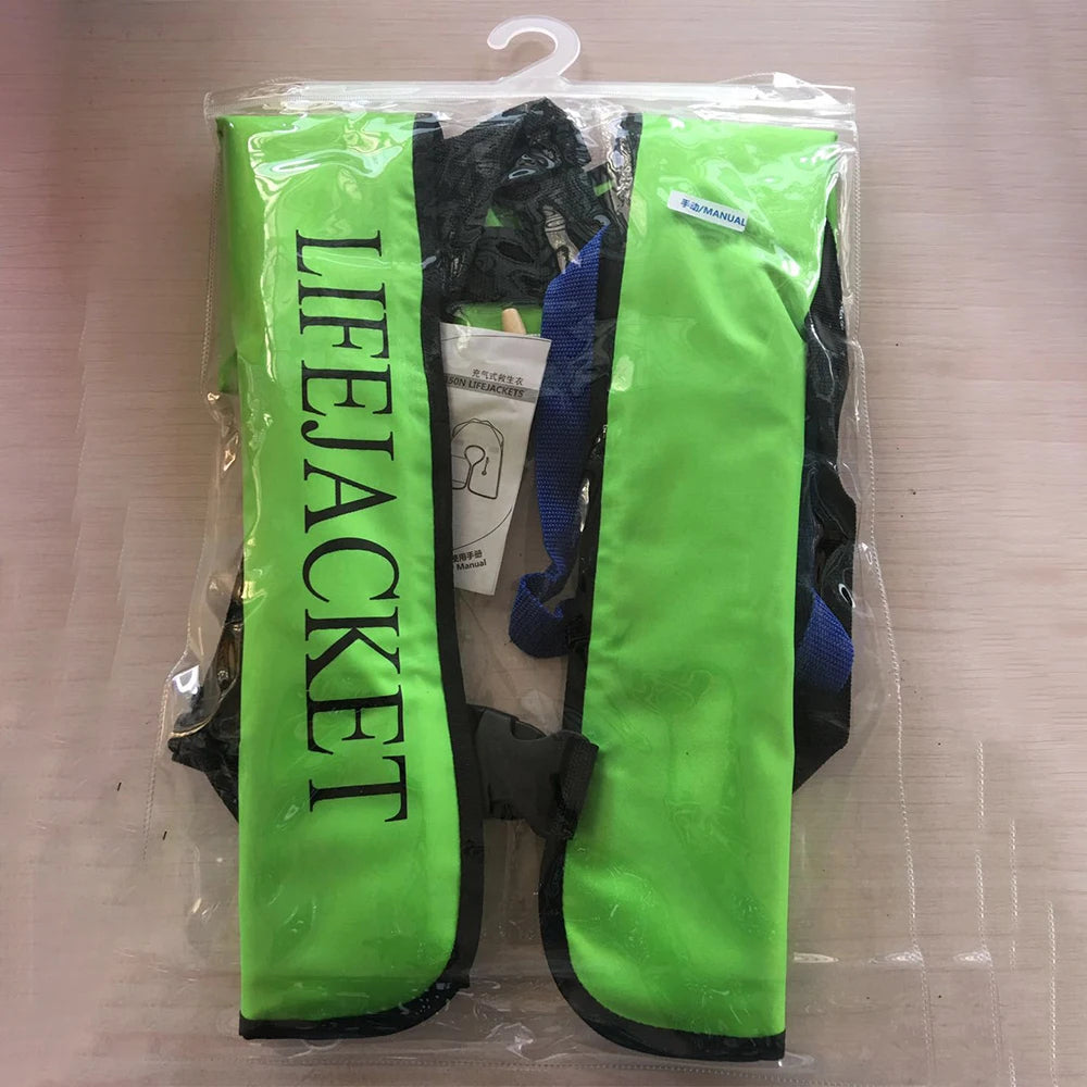 self-inflating Life Jacket Vest With Adjustable Waistband