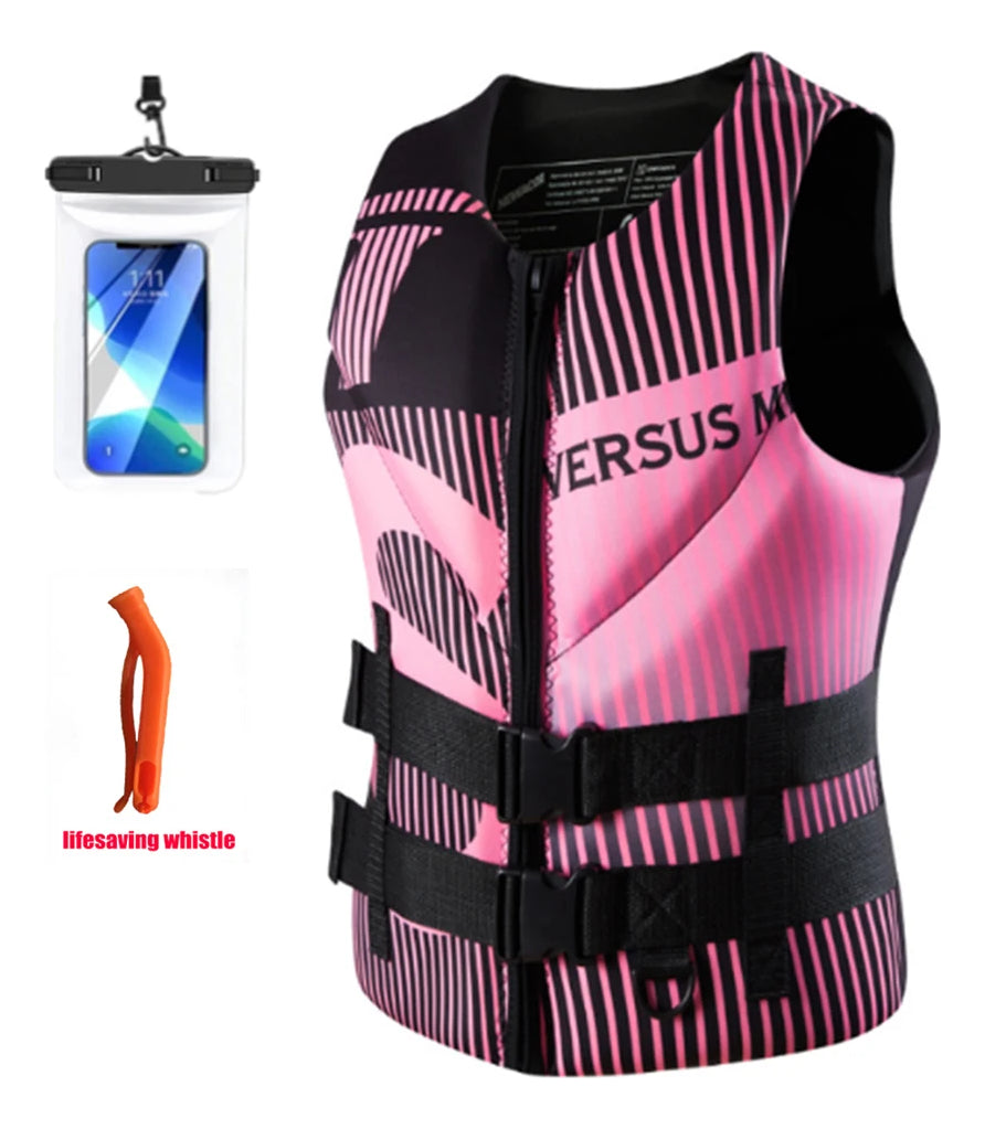 Adult Life Jacket Neoprene Swimming Buoyancy Anti-collision