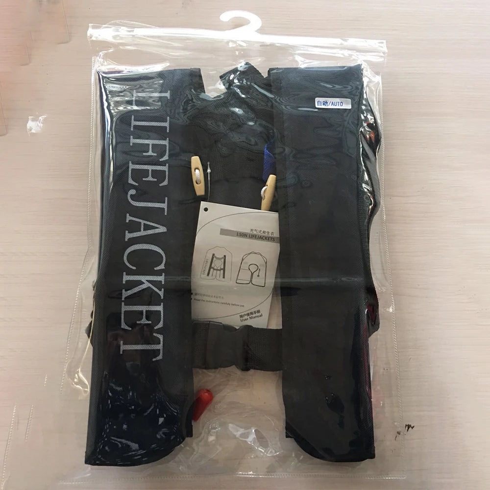 self-inflating Life Jacket Vest With Adjustable Waistband