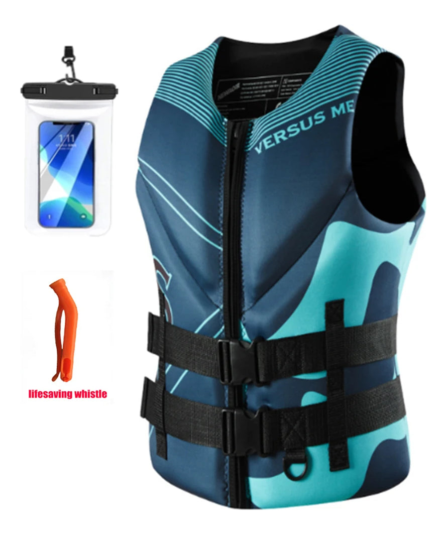 Adult Life Jacket Neoprene Swimming Buoyancy Anti-collision