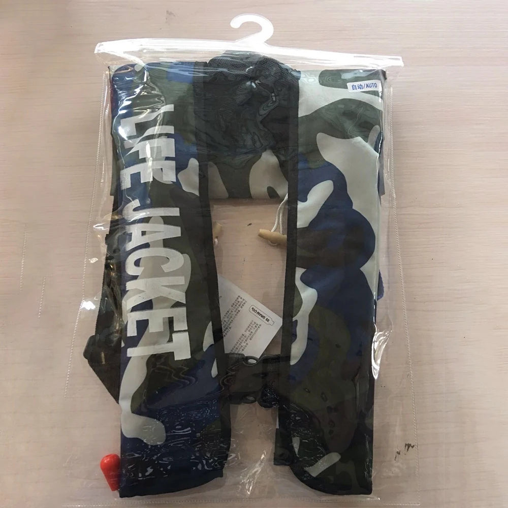 self-inflating Life Jacket Vest With Adjustable Waistband