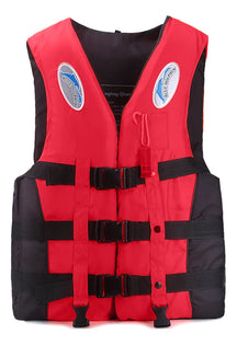 Adjustable Survival Suit Polyester Life Jacket With Whistle