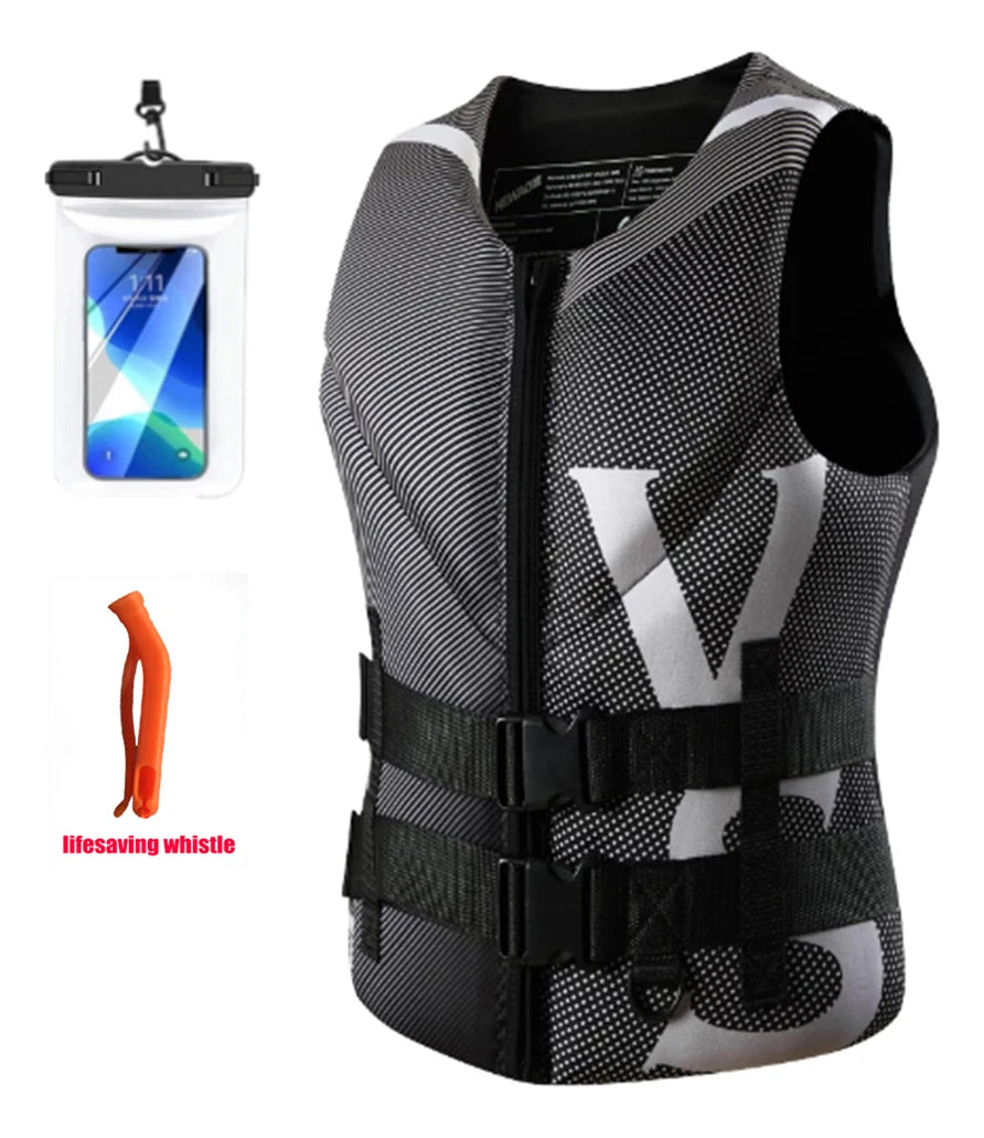 Adult Life Jacket Neoprene Swimming Buoyancy Anti-collision