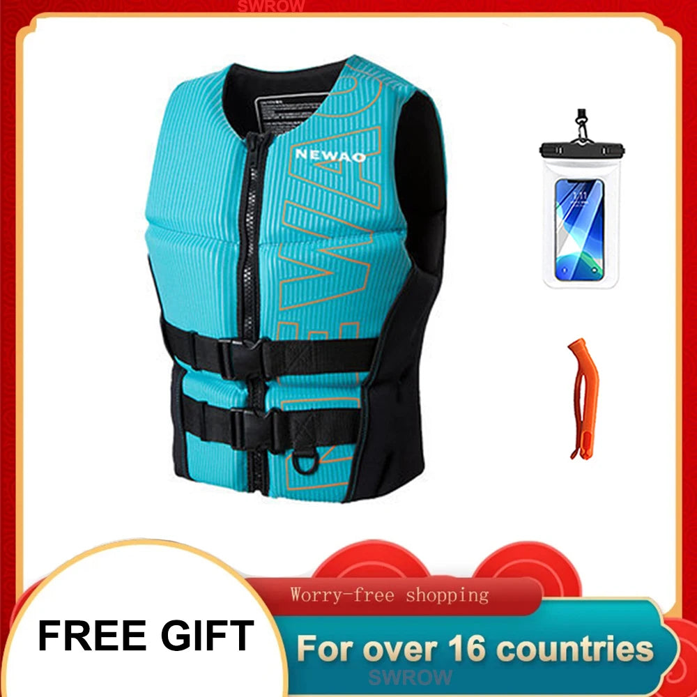 adult Kayak Life Jacket Jet Ski Wakeboard Raft Rescue
