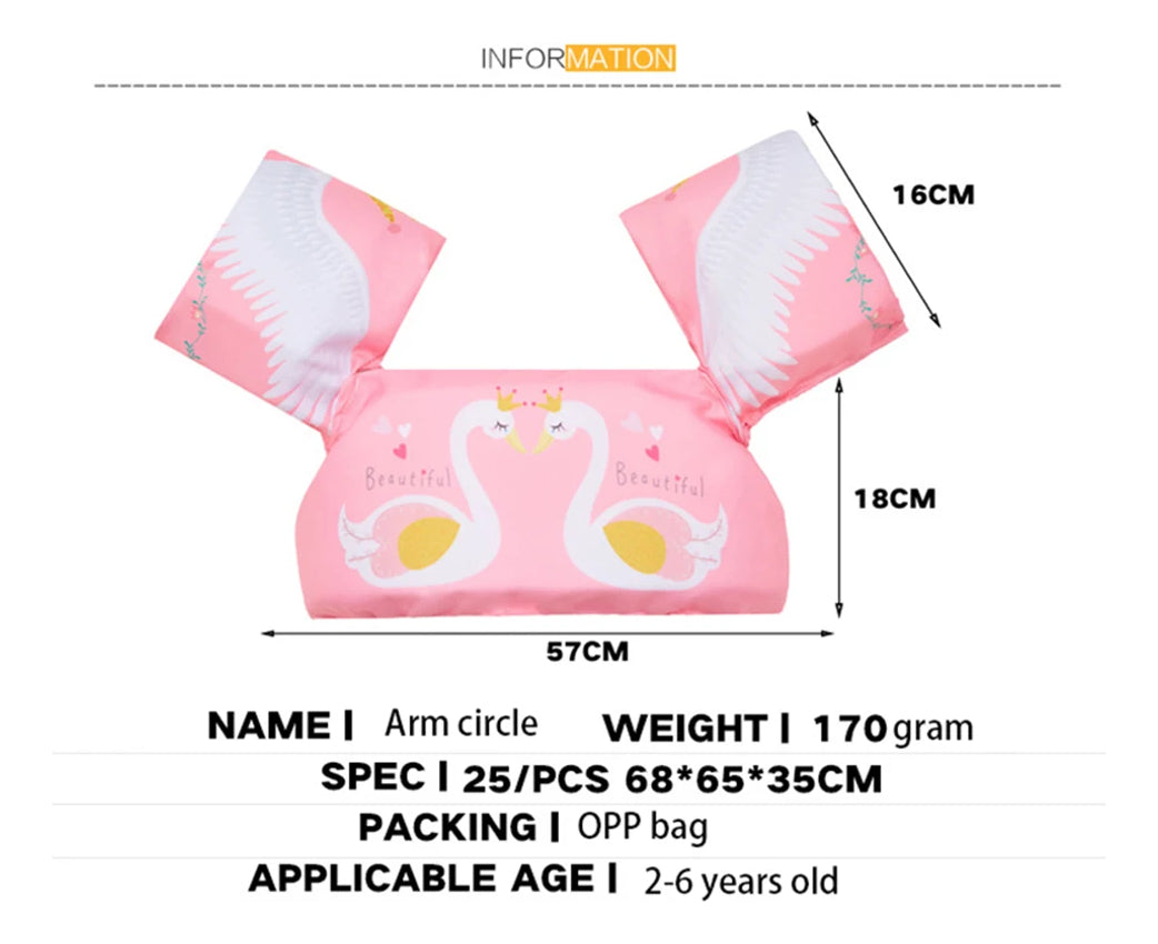 children's Armband Life Jacket Buoy Foam Safety Sleeve Arm