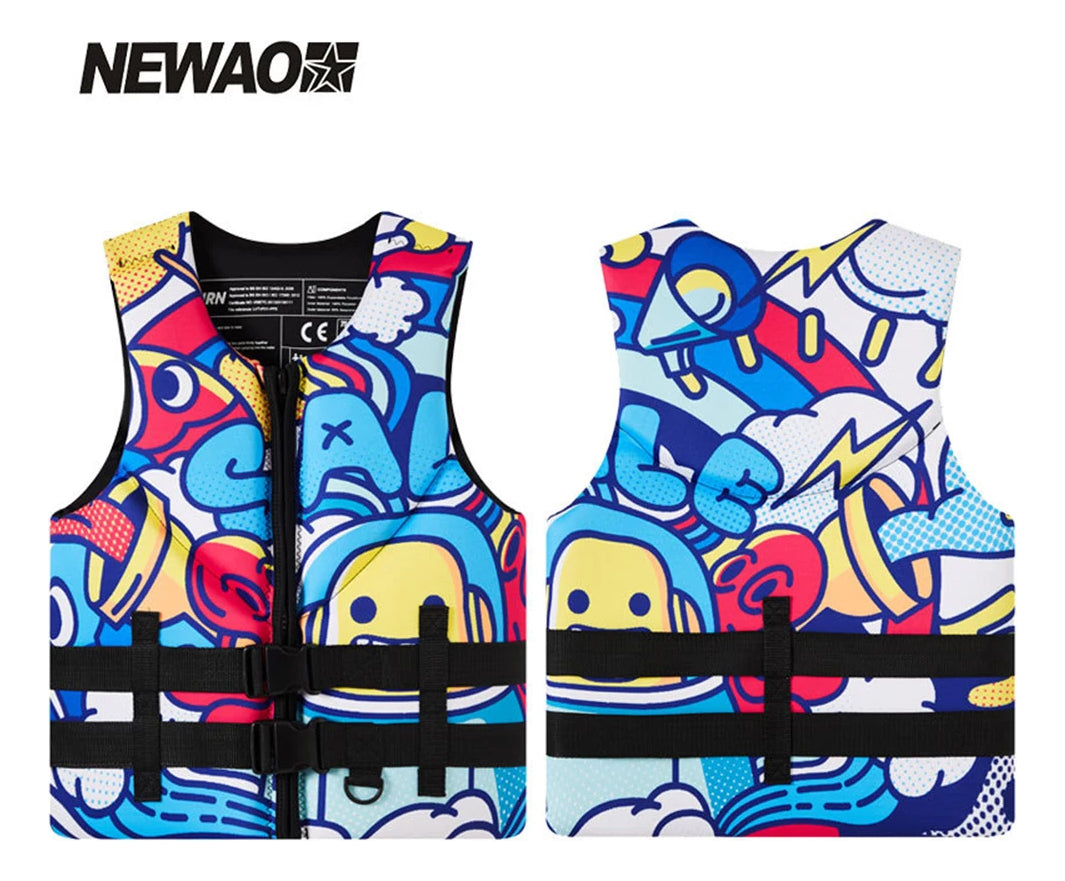 Adult Life Jacket Super Buoyant Neoprene Life Jacket Surfing
