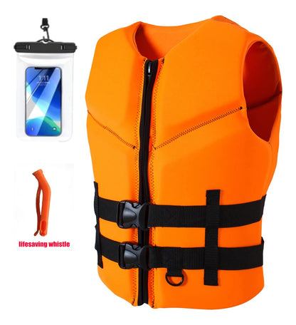 adult Life Jacket Neoprene Buoyancy Vest Anti-collision