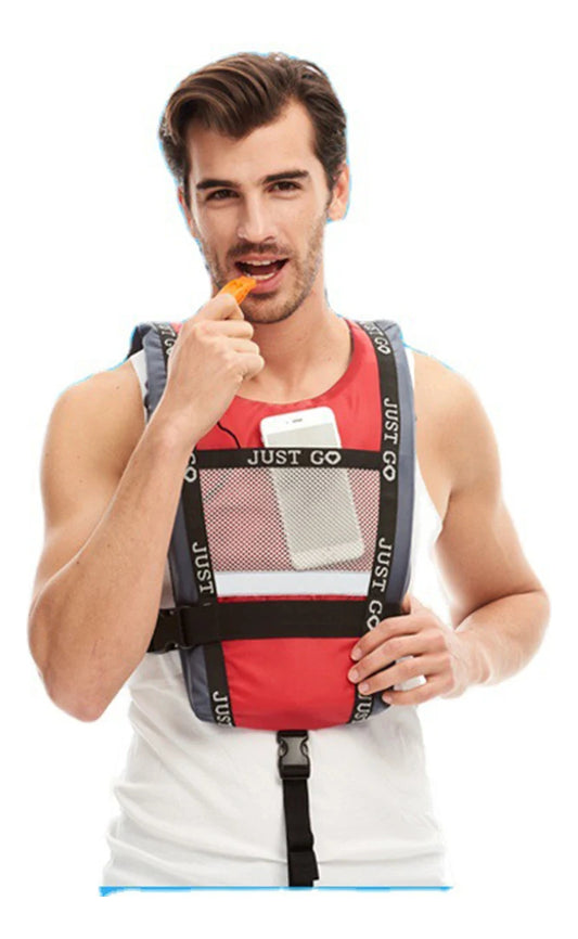 Adult Life Jacket Professional Water Buoyancy Vest Portable