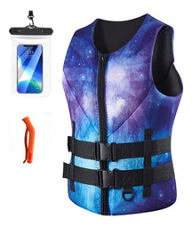 adult Life Jacket Neoprene Buoyancy Vest Anti-collision