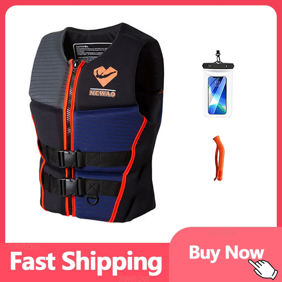 adult Kayak Life Jacket Jet Ski Wakeboard Raft Rescue
