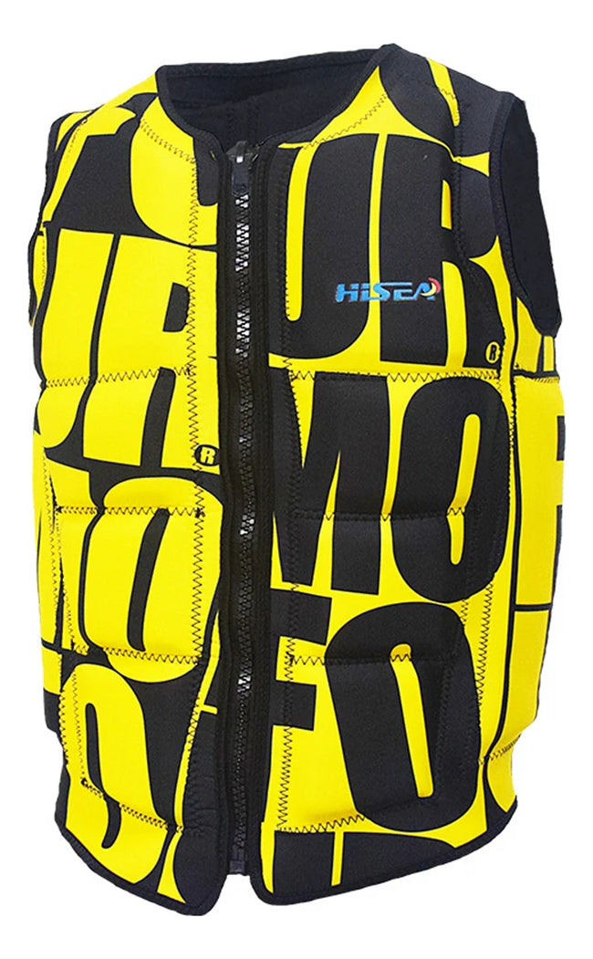 adult Comp Vest Protective Life Jacket Neoprene Pvc