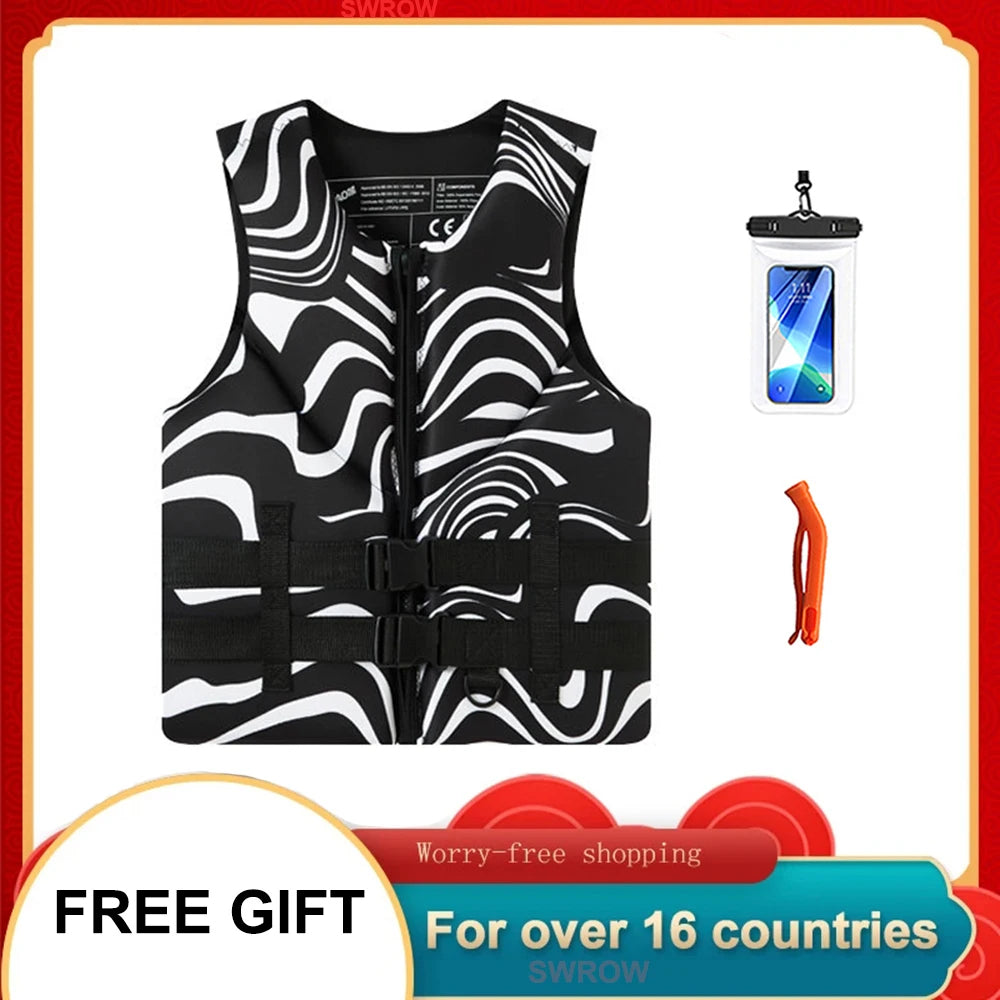Adult Life Jacket Super Buoyant Surfing Vest Water Life Jack