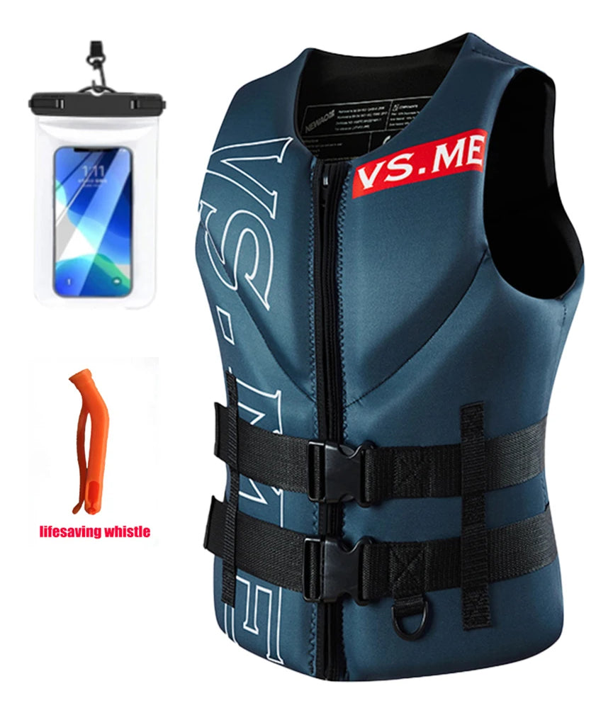 Adult Life Jacket Neoprene Swimming Buoyancy Anti-collision