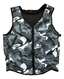 adult Life Jacket Camouflage Print Buoyancy Vest Portable