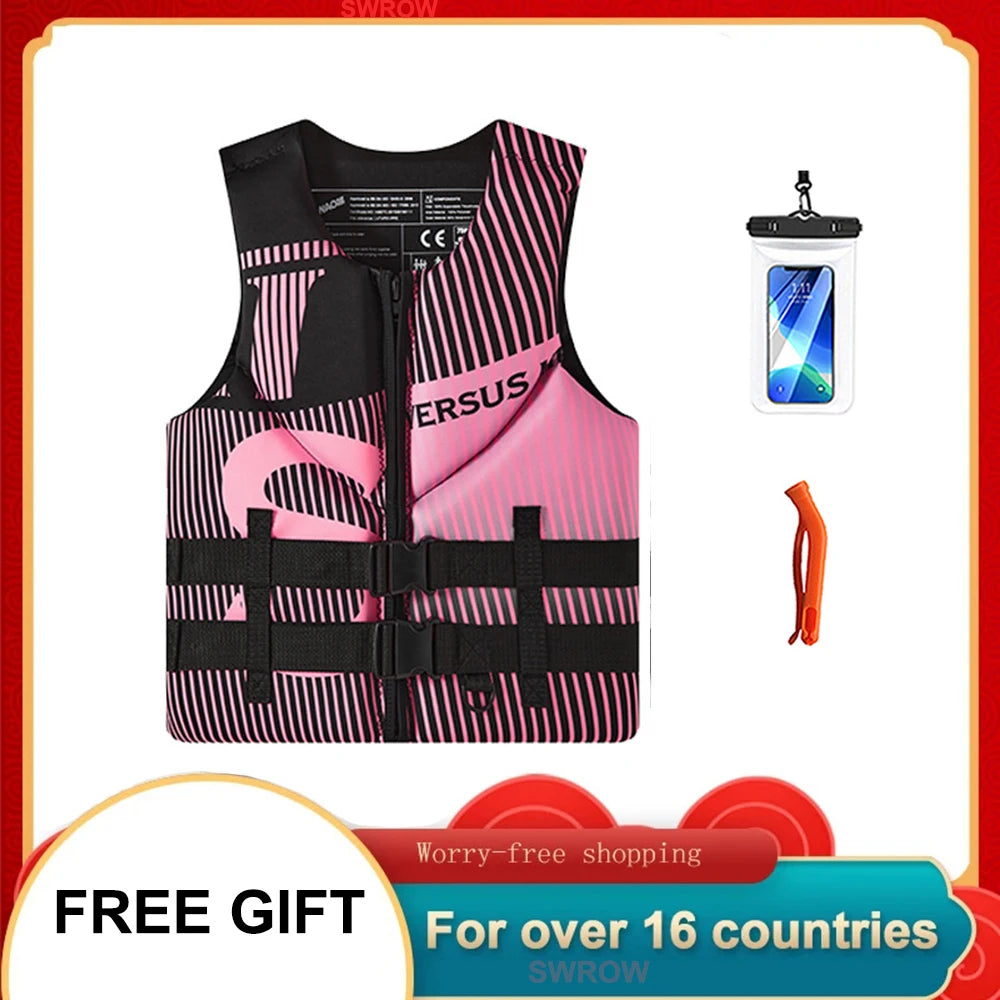 Adult Life Jacket Super Buoyant Surfing Vest Water Life Jack