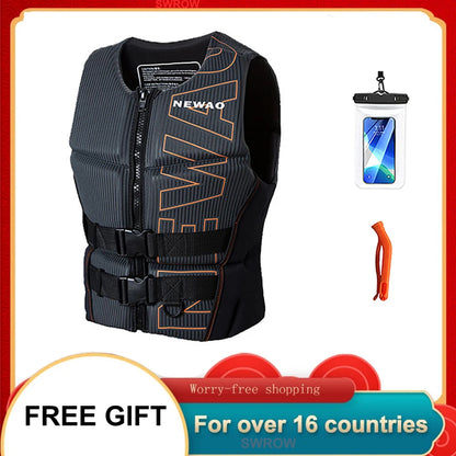 adult Super Buoyant Neoprene Life Jacket Surf Raft Kayak